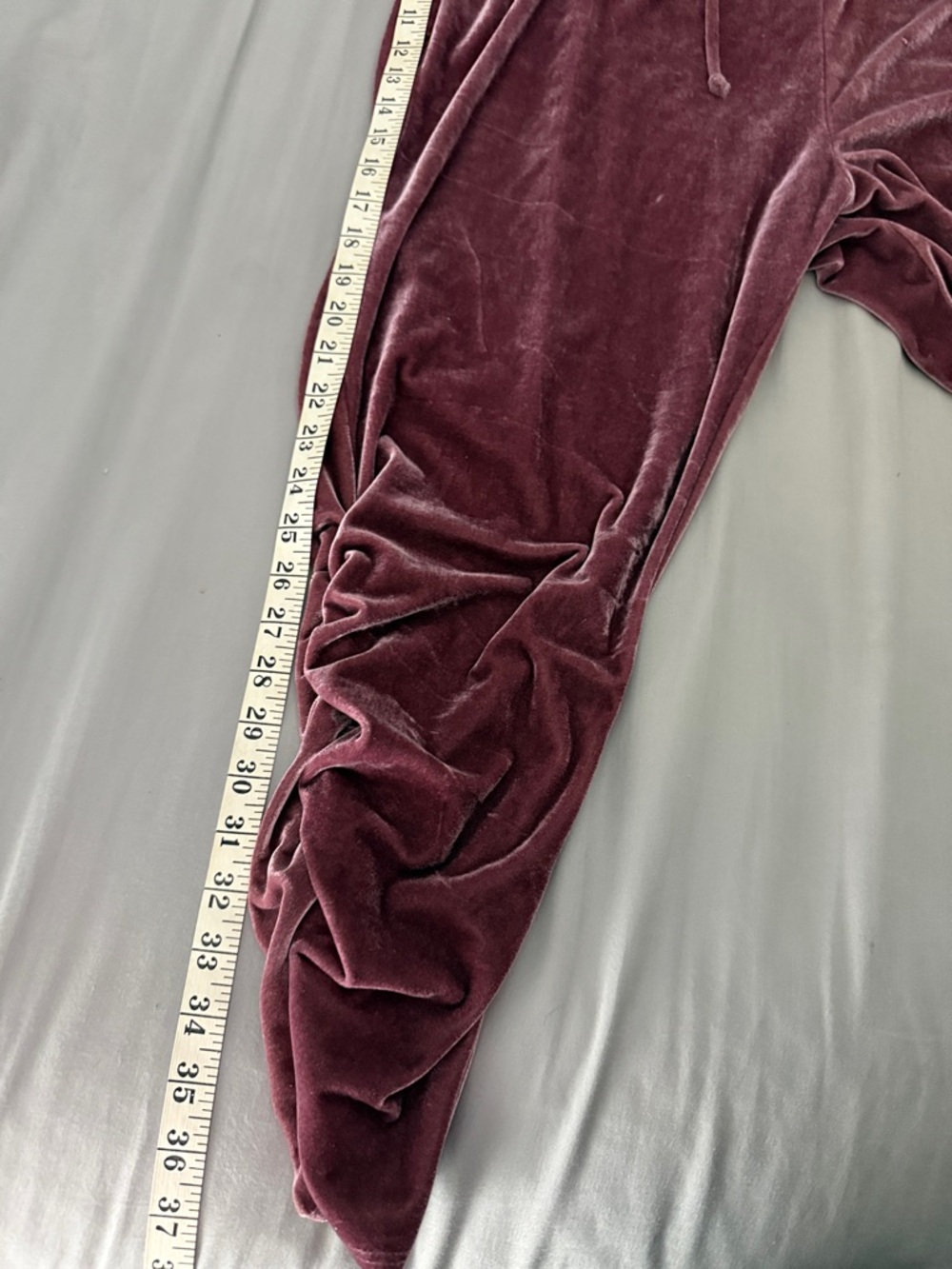 Fashion Nova Velvet Hooded Lounge Set - Dusty Rose - Picture 10 of 11